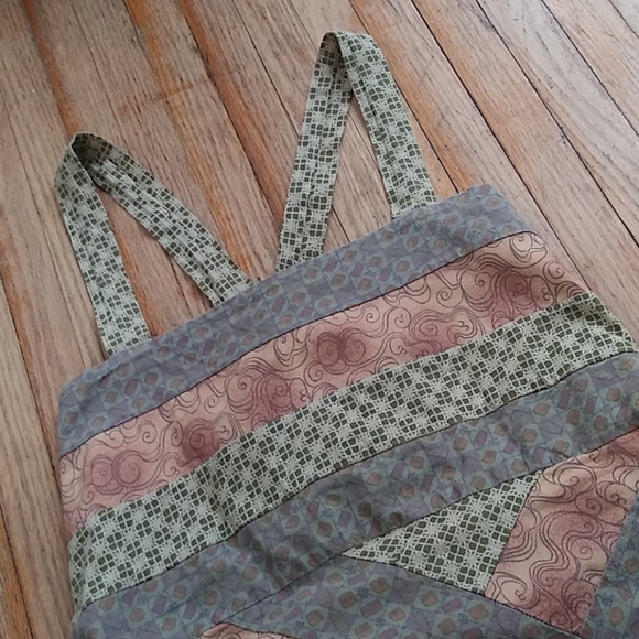 Festival Boho Patchwork Mini Dress Handmade - Picture 2 of 15